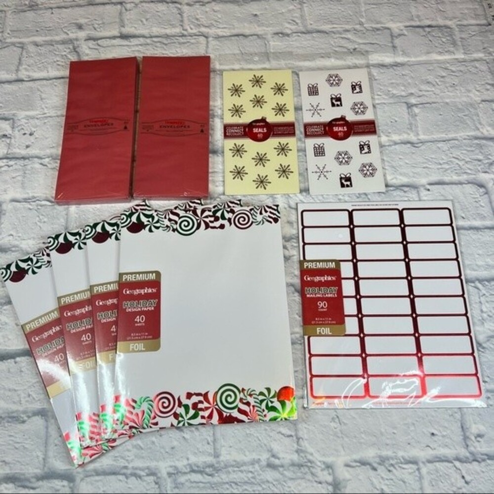 Holiday stationary Christmas card